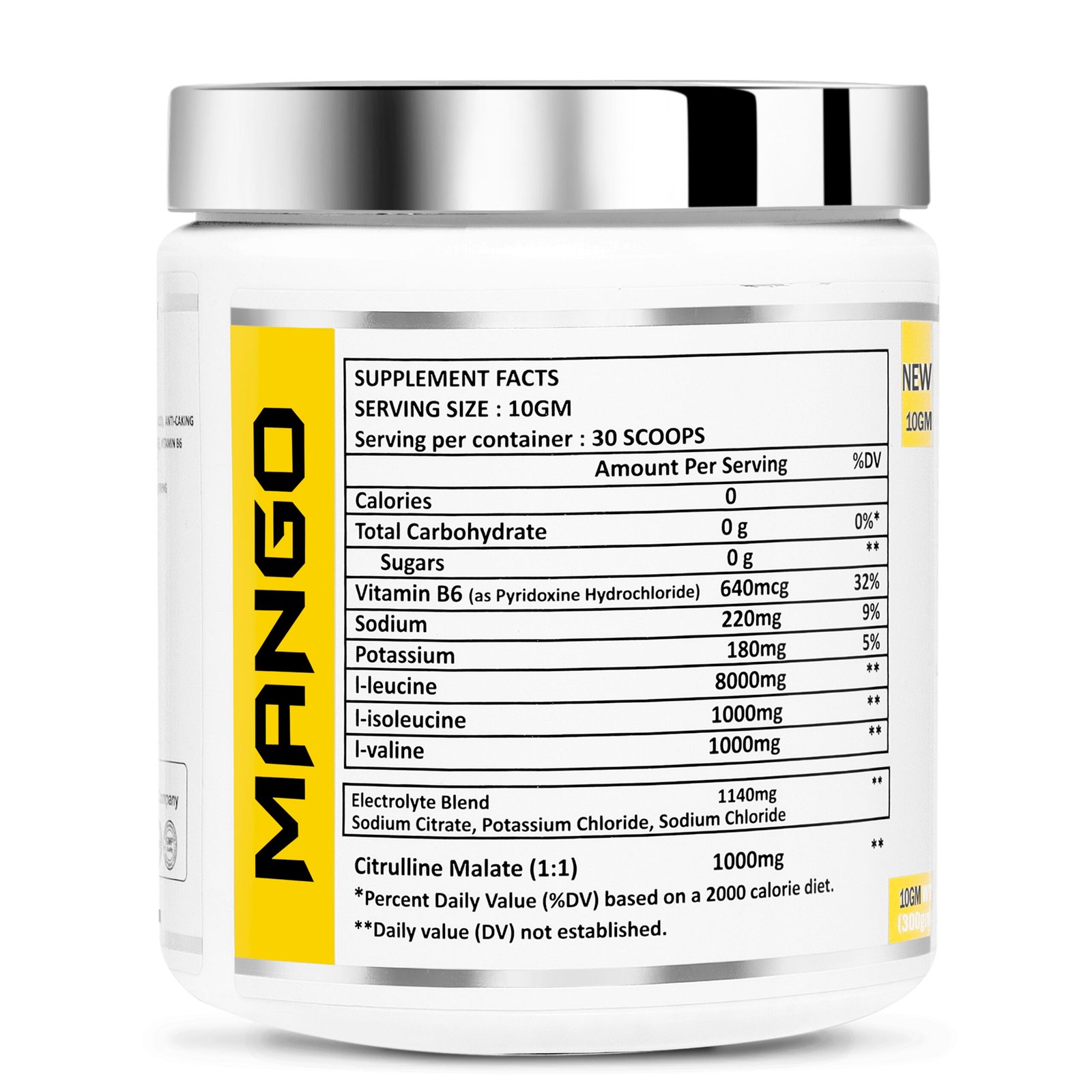14-B IMMUNELAB BCAA Immunelabz Nutrition Ultra Premium BCAA 8:1:1 | 10g BCAA Per Serving Advanced Muscle Recovery & Performance Formula | 300g - Image 2