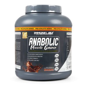 Immunelabz Nutrition GH Anabolic Muscle Gainer | Advanced Carb-Protein Blend for Maximum Muscle Gain & Weight Support | 6LBS | Caramel Chocolate Flavour