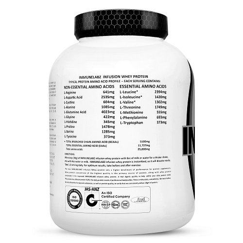 6-C INFUSION 5LB Immunelabz Nutrition – Whey Infusion (5lbs) | 28g Protein | Irish Chocolate - Image 3