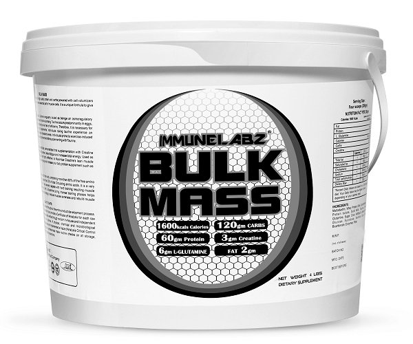 9-A BULK MASS 10LB Immunelabz Nutrition – Bulk Mass Gainer (10lbs) | 15g Protein | Banana Creame, Chocolate, Kesar Pista, Malai Kulfi, Mango, Strawberry, Vanilla Flavours