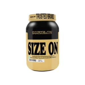 Immunelabz Nutrition Size On Mass Gainer | 2lbs | Banana Creame, Kesar Pista, Malai Kulfi, Mango, Strawberry, Vanilla, Milk Chocolate Flavours